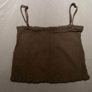 Tube top with straps